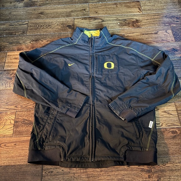Nike Other - NIKE OREGON DUCKS Men's Fleece Lined Softshell Lightweight Jacket Size XL
